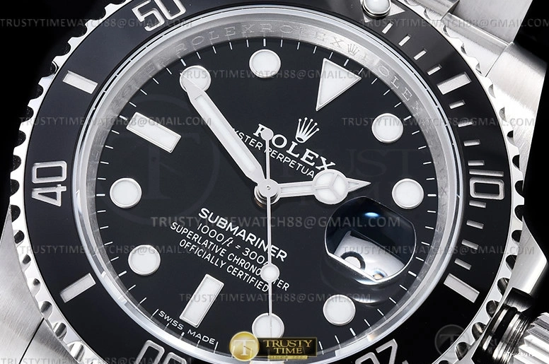 0824 ROLSUB0424A – Submariner 116610LN 904L SS SS Blk KING VS Affordable 1049